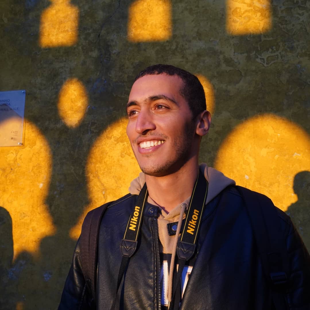 Portrait of Sami Haraketi as an adult, reflecting his journey as a creative professional.